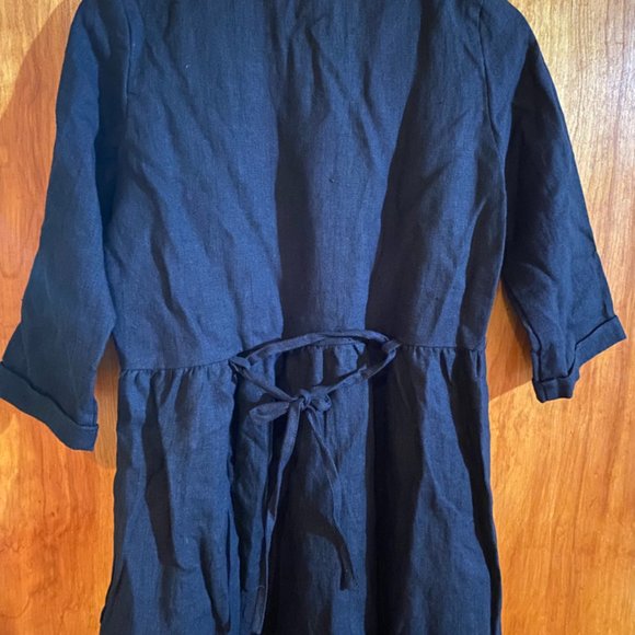 Pyne and Smith Model No.12 Button Up, Midi Dress, Black, Size Small NWT - Picture 8 of 14